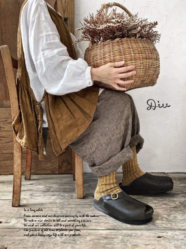 画像1: Diu／オープントゥサンダル・ブラック (1)