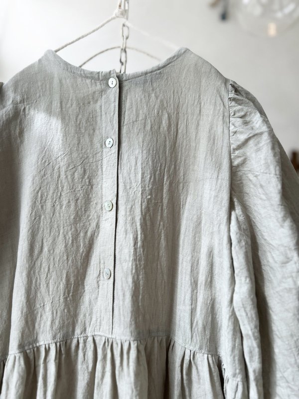 画像7: 【4/24(金)21時から販売】MIFUMIコラボ／janeのワンピース・うすグレー＆bag (7)