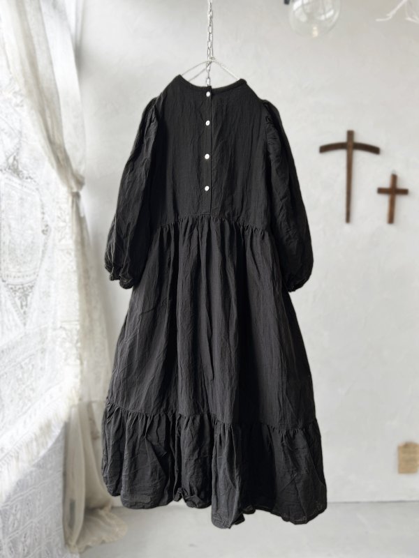 画像5: 【4/24(金)21時から販売】MIFUMIコラボ／janeのワンピース・黒＆bag (5)