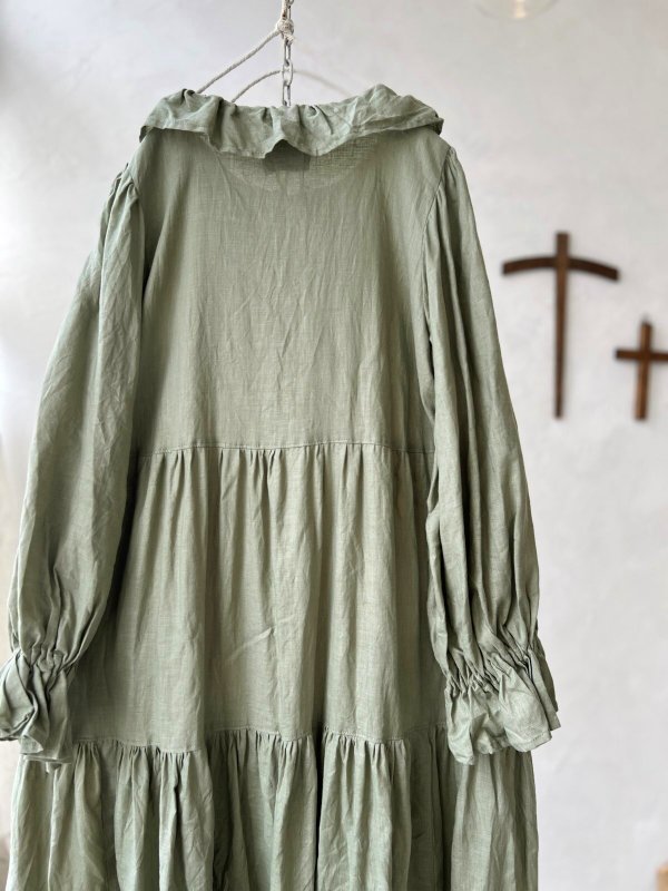 画像3: 【4/24(金)21時から販売】MIFUMIコラボ／anneのワンピース・浅緑＆bag (3)