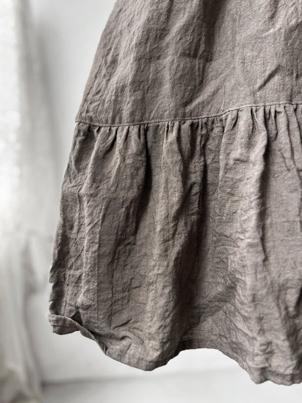 画像3: 【4/24(金)21時から販売】MIFUMIコラボ／janeのワンピース・灰茶＆bag (3)