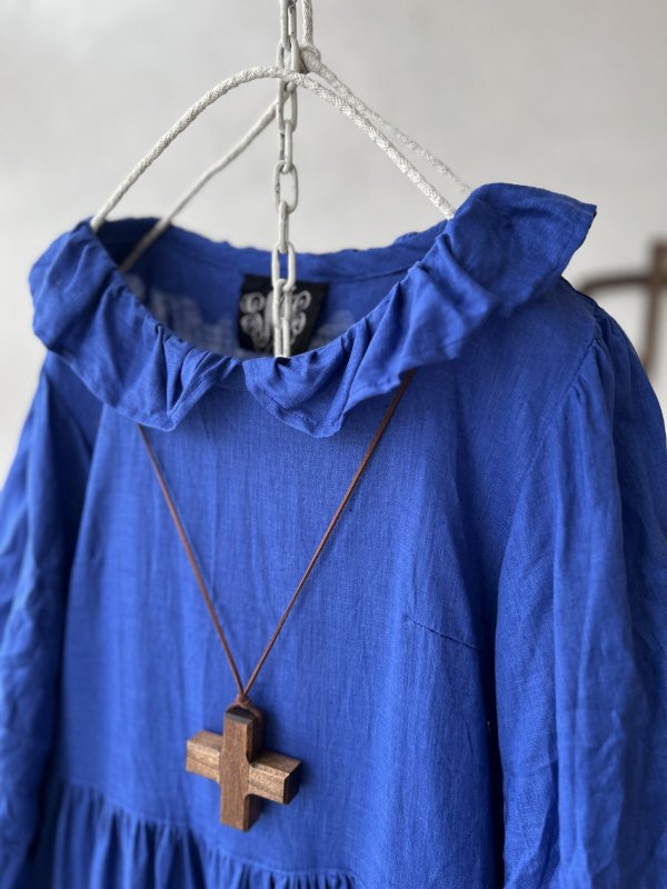 画像3: 【4/24(金)21時から販売】MIFUMIコラボ／anneのワンピース・ブルー＆bag (3)