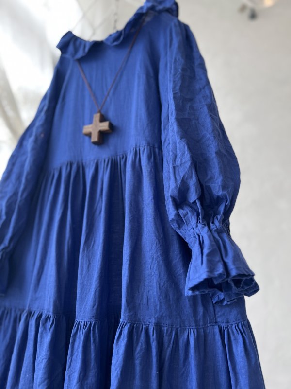 画像6: 【4/24(金)21時から販売】MIFUMIコラボ／anneのワンピース・ブルー＆bag (6)