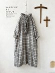 画像1: MARCHE' DE SOEUR／フローフリルワンピース・チェック (1)