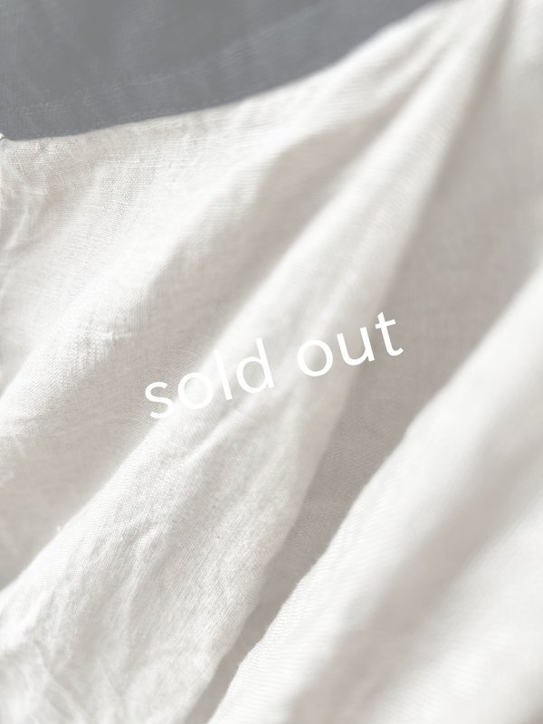 画像9: MARCHE' DE SOEUR／エプロンワンピース・黒×生成り (9)