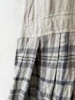 画像5: MARCHE' DE SOEUR／エプロンワンピース・生成り×チェック (5)