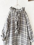 画像2: MARCHE' DE SOEUR／フローフリルワンピース・チェック (2)