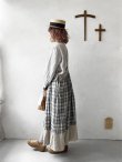画像11: MARCHE' DE SOEUR／エプロンワンピース・生成り×チェック (11)