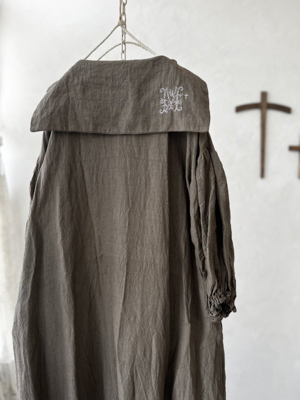 画像6: 【4/24(金)21時から販売】MIFUMIコラボ／sarahのワンピース・灰茶＆bag (6)