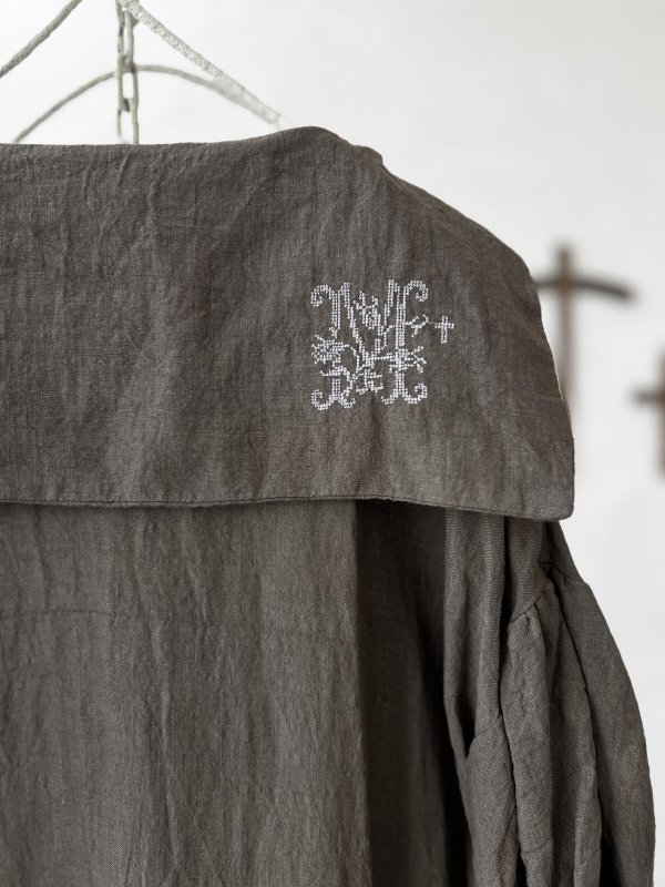 画像7: 【4/24(金)21時から販売】MIFUMIコラボ／sarahのワンピース・灰茶＆bag (7)