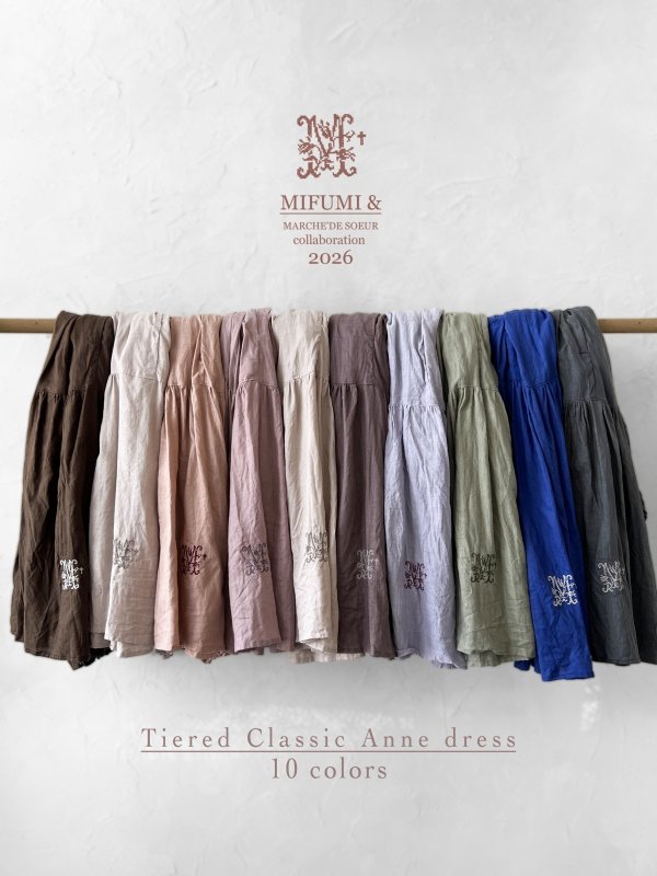 画像14: 【4/24(金)21時から販売】MIFUMIコラボ／anneのワンピース・ラベンダー＆bag (14)