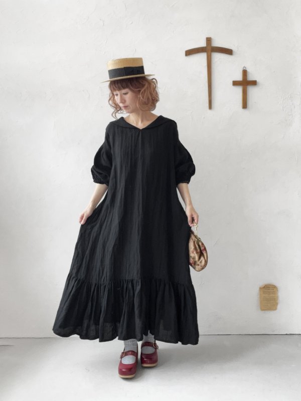 画像12: 【4/24(金)21時から販売】MIFUMIコラボ／sarahのワンピース・ローズマダー＆bag (12)