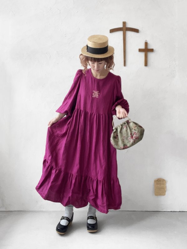 画像11: 【4/24(金)21時から販売】MIFUMIコラボ／janeのワンピース・ふじ＆bag (11)