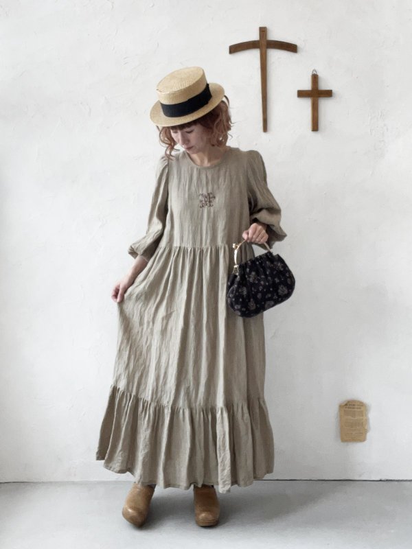 画像10: 【4/24(金)21時から販売】MIFUMIコラボ／janeのワンピース・黒＆bag (10)