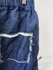 画像6: Libera&Capricciosa／裾ドロストハーフパンツ・デニム (6)