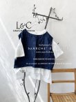 画像1: Libera&Capricciosa／後ろ開きワイドベスト・デニム (1)