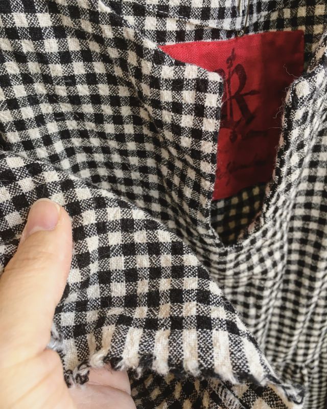 Pollenbienco ギンガムチェックワンピース ブラウン Marche De Soeur