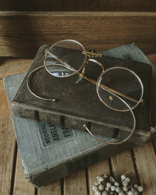 デッドストック丸めがね ゴールド Marche De Soeur