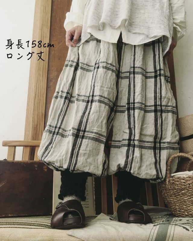 MARCHE' DE SOEUR/ピエロパンツ・チェック×ブラック