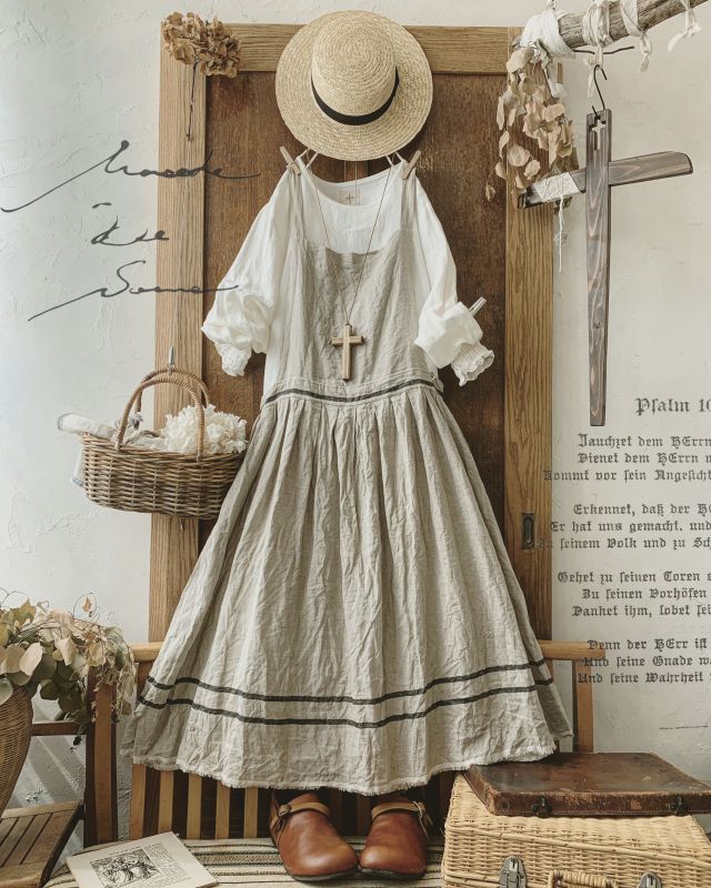 MARCHE' DE SOEUR/エプロンスカート(ブラック) ❤︎エプロンスカート❤︎MARCHE' DE SOEUR