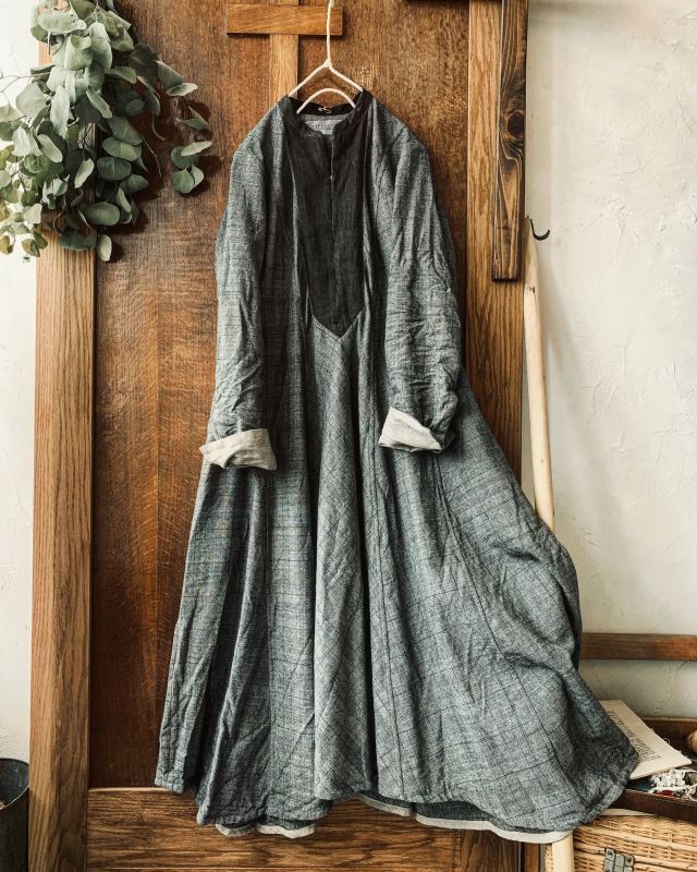 未使用展示品 HALLELUJAH ハレルヤ コットンリネン 修道女シャツ-