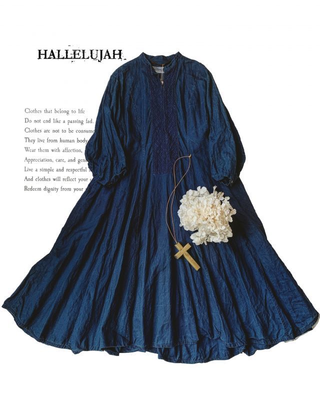 HALLELUJAH／Robe de une religieuse[修道女のローブ]・indigo