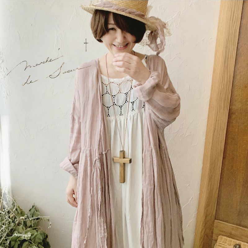 Marche De Soeur カシュクールドレス モーヴピンク Marche De Soeur