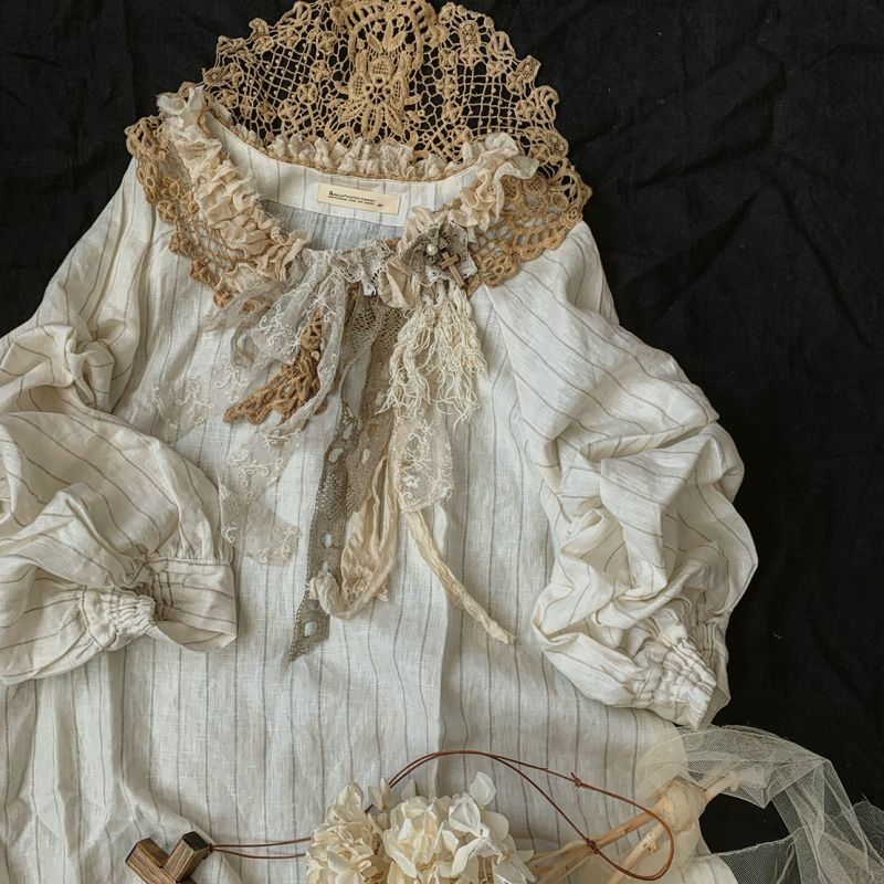 在庫限り Pollenbienco アンティークレース ワンピース Marche 爆安セール Mahatmaacademy Com