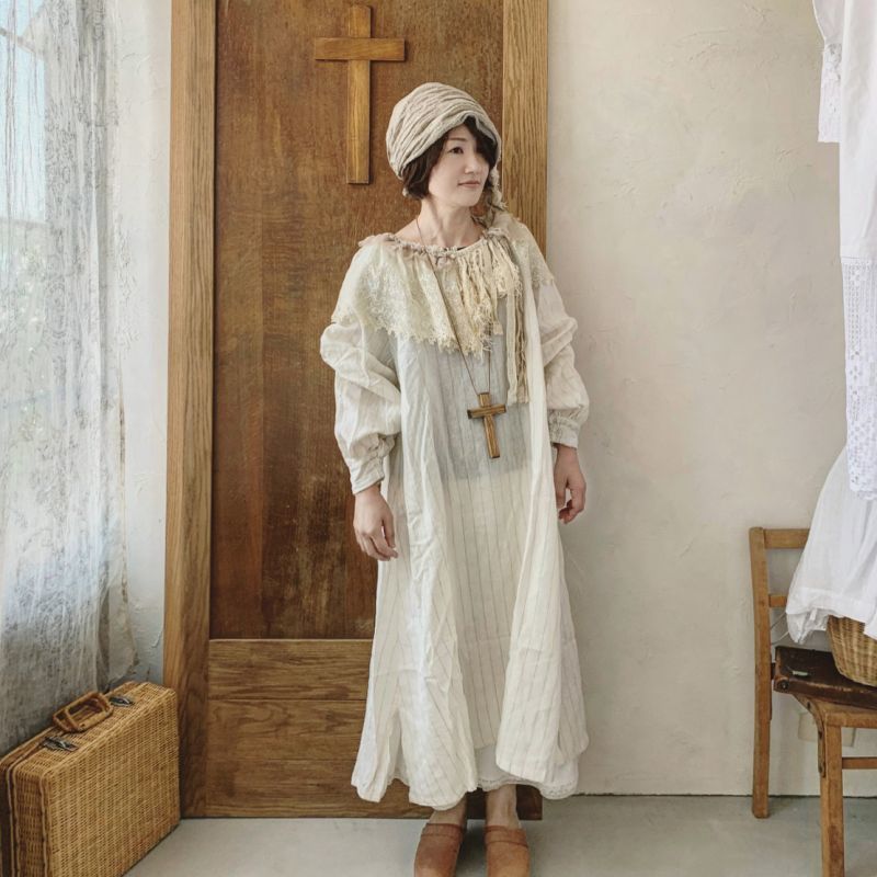 売れ筋商品 Marche ワンピ チュニック アンティークレース Pollenbienco ひざ丈ワンピース Williamsav Com