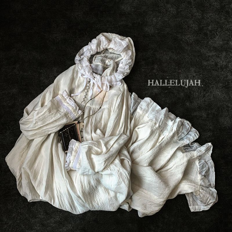 HALLELUJAH/Robe Medievale a Capuche 中世のフードローブ・off-white HALLELUJAH/Robe Medievale a Capuche 中世のフードローブ・off-white