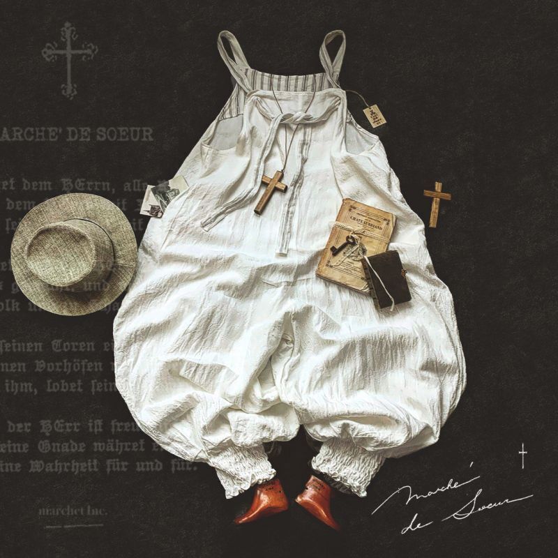 MARCHE' DE SOEUR／ピエロサロペット・オフ - MARCHE' DE SOEUR