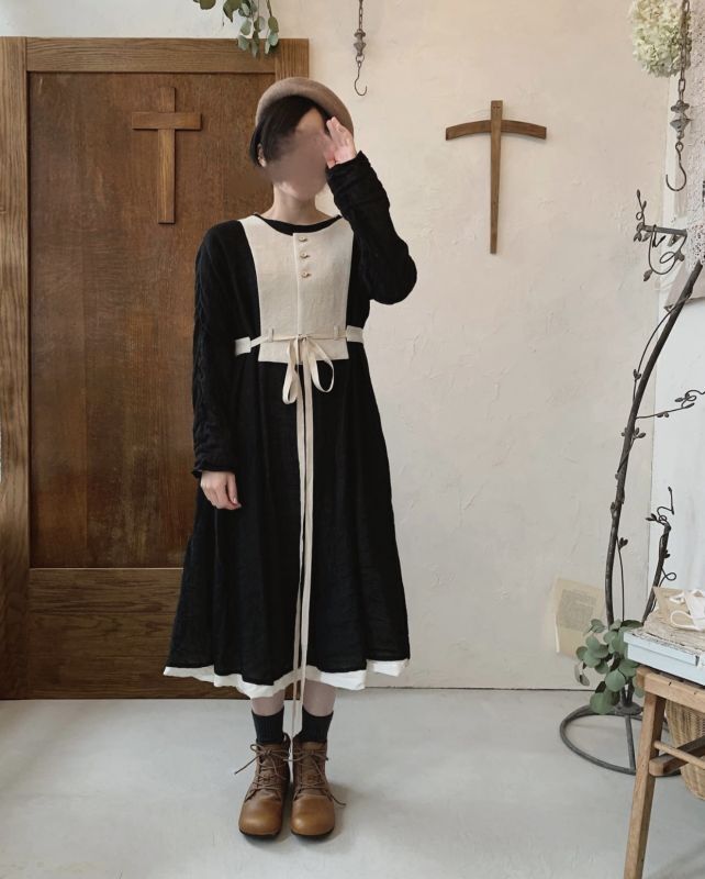 the last flower of the afternoon/寂然たる vest・charcoal - MARCHE the last flower of the afternoon/寂然たる vest・charcoal - MARCHE