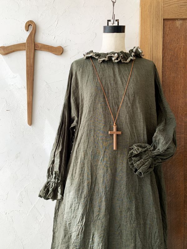 MARCHE' DE SOEUR／ラッフルクラシックワンピース・フォレスト