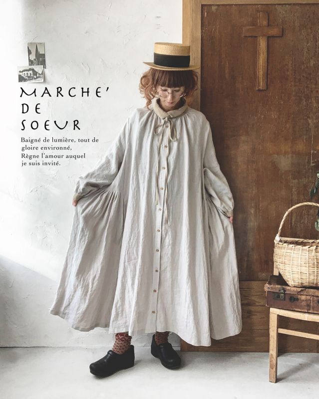 アンティークレースコサージュ付き】MARCHE