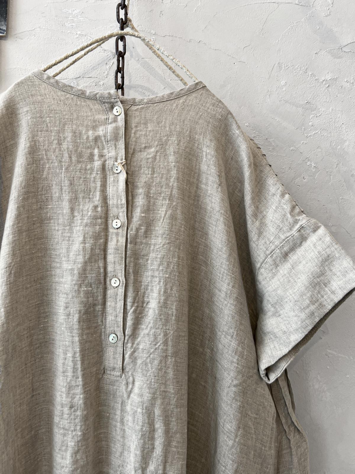 【✨新品タグ付き✨】08mab◎リネン２wayピンタックワンピース 08mab/リネン2wayピンタックワンピース・キナリ - MARCHE' DE SOEUR