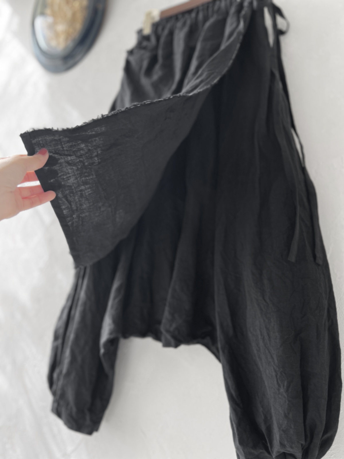 MARCHE'DE SOEUR タブリエ.王様パンツ2点セット　新品 MARCHE' DE SOEUR/ タブリエパンツ・黒 - MARCHE' DE SOEUR