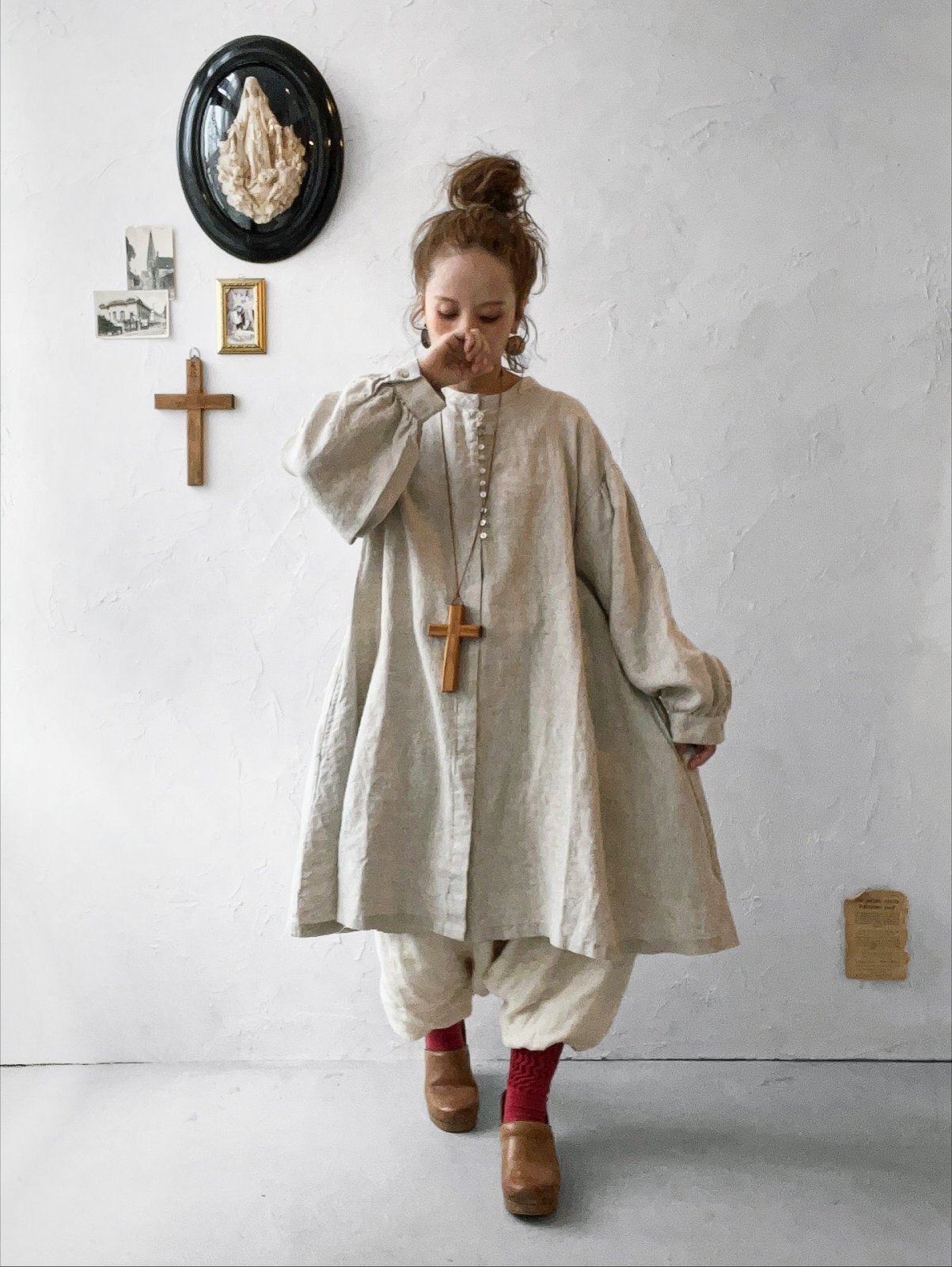 08mab/ボタンチュニック・キナリ - MARCHE' DE SOEUR