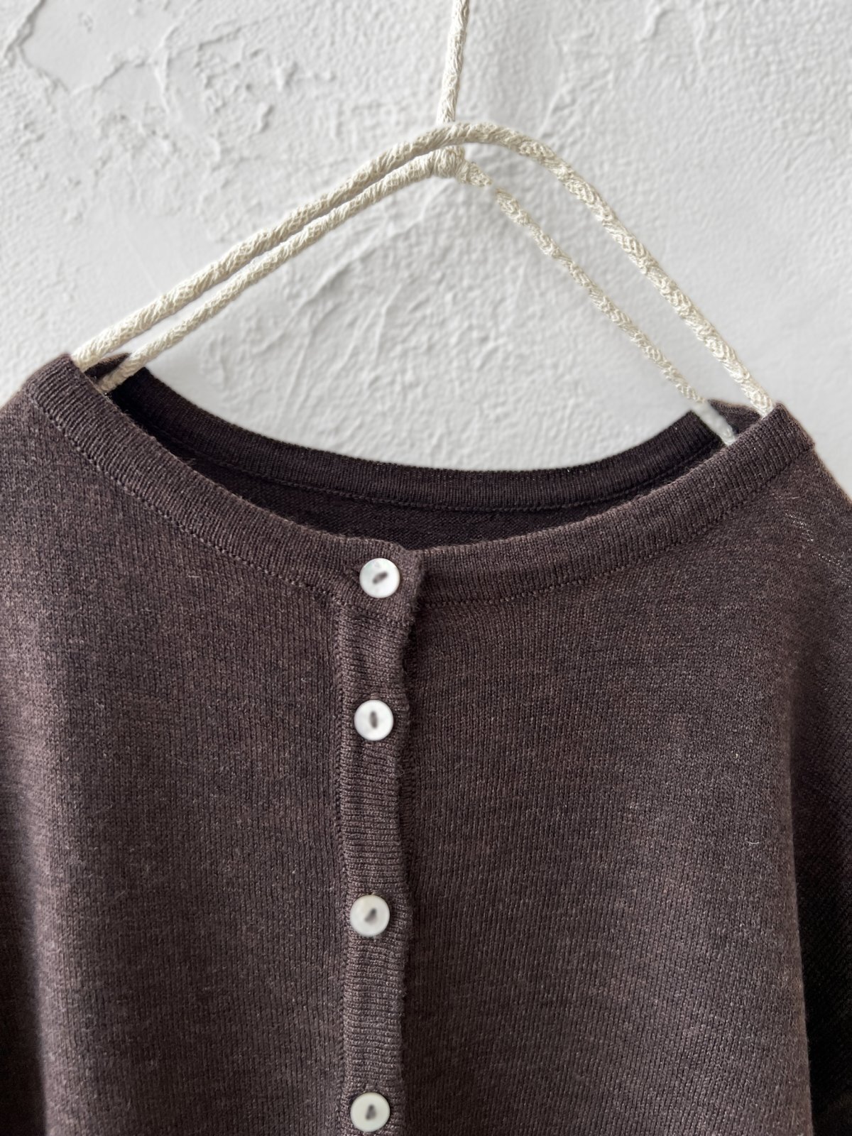 SO／2wayフレアカーディガン・ダークブラウン - MARCHE' DE SOEUR