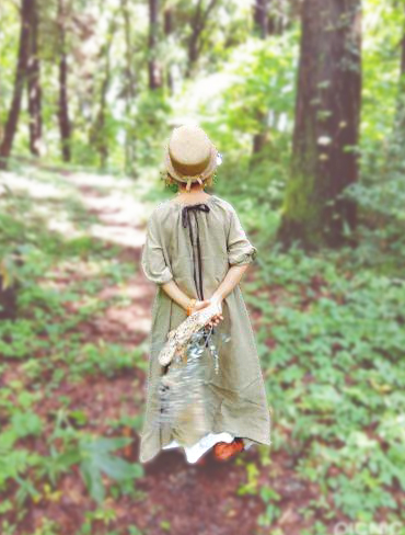 ハンドメイド作家 mifumi ブーケのワンピース ハンドメイド作家 mifumi ブーケのワンピース MIFUMI（服飾作家