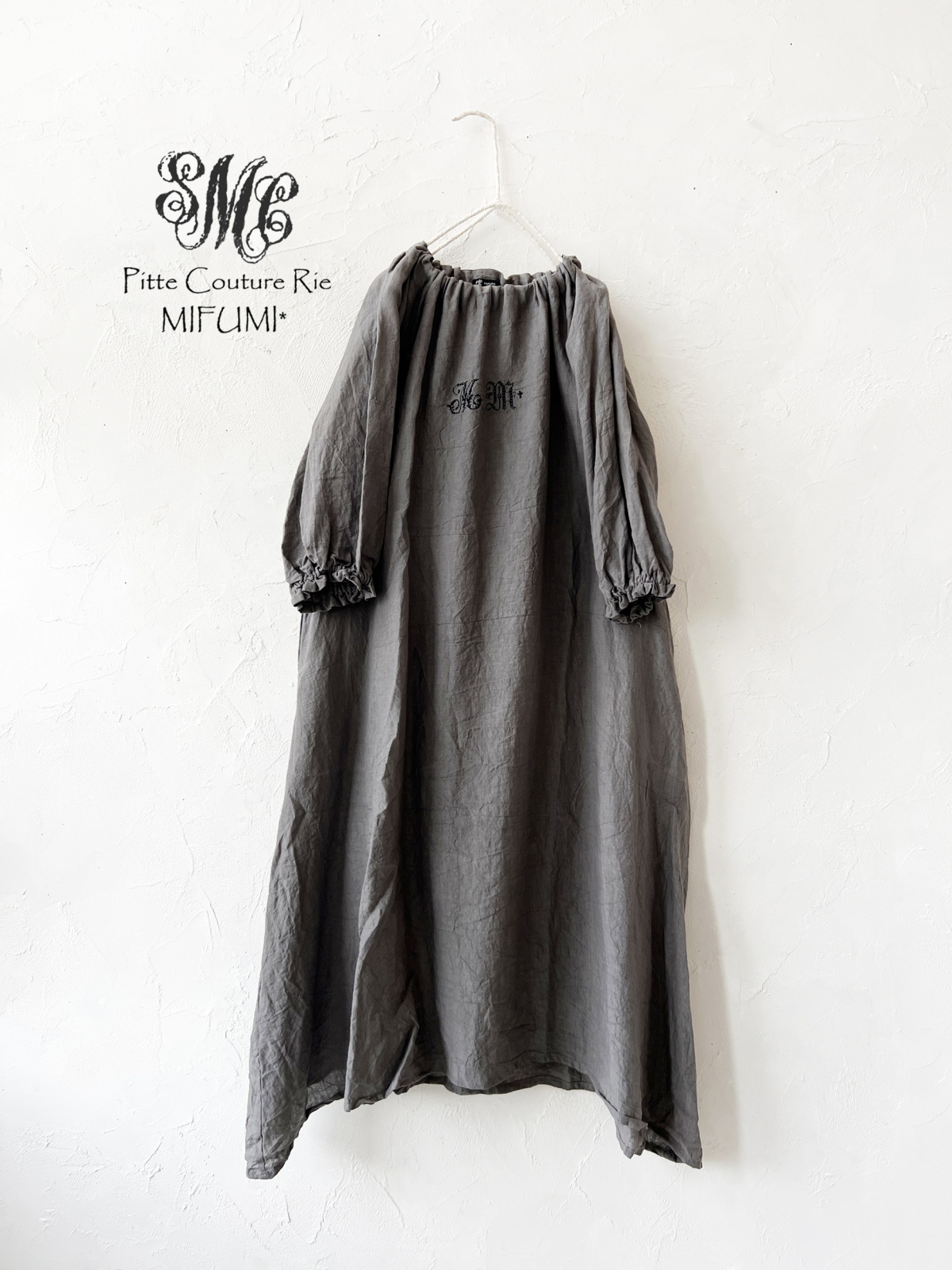 ハンドメイド作家 mifumi リラのワンピース ハンドメイド作家 mifumi リラのワンピース