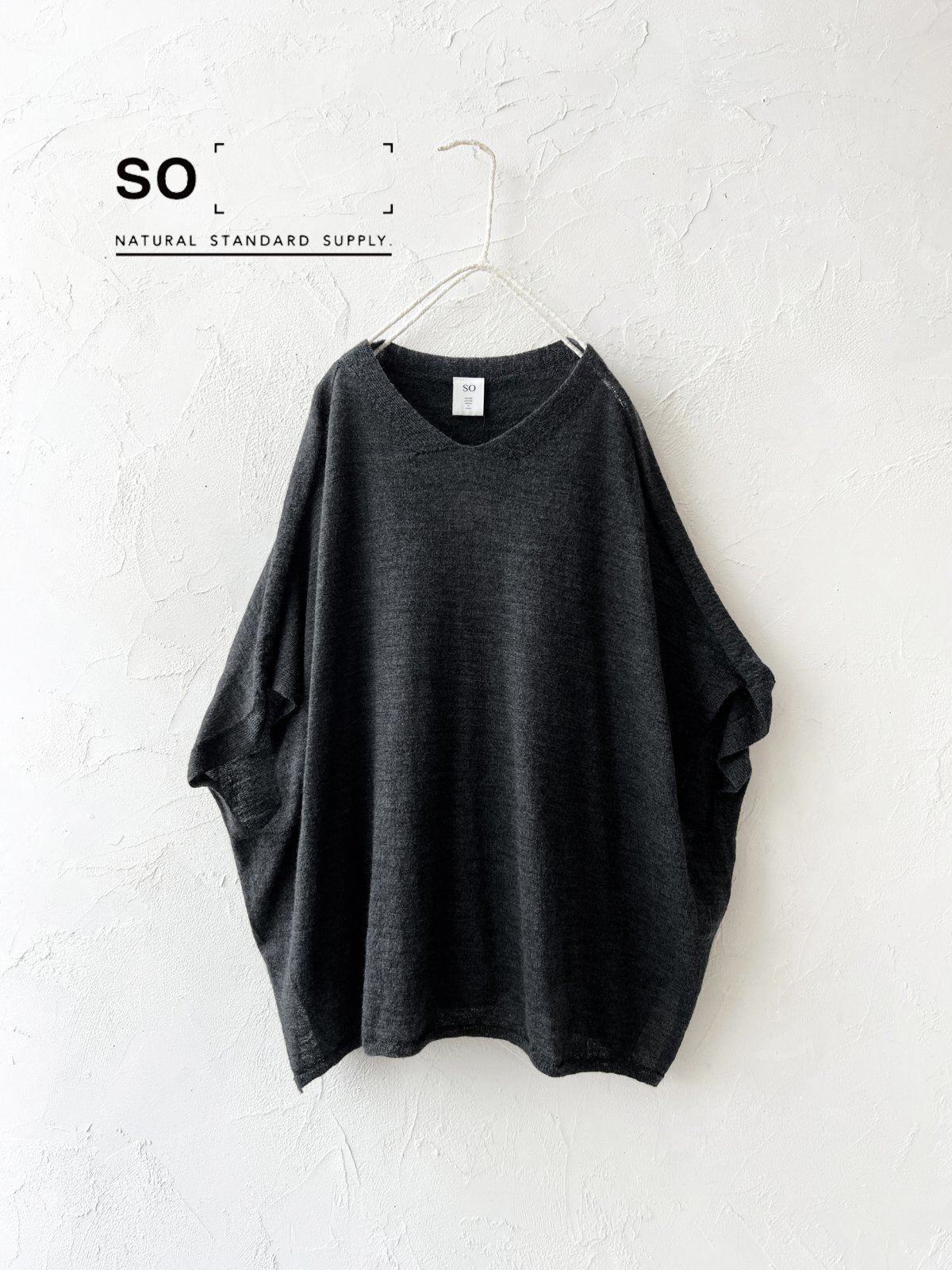 marche de soeur 人気作家coya フード ポッチリネンベスト SO