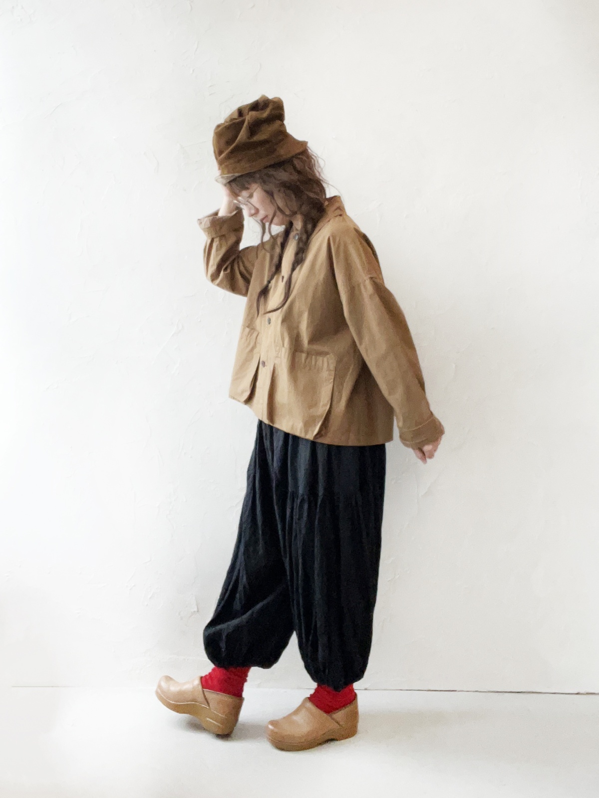 アトリエまりこ【超美品】シースルーベージュトップス&ジャケット ANY