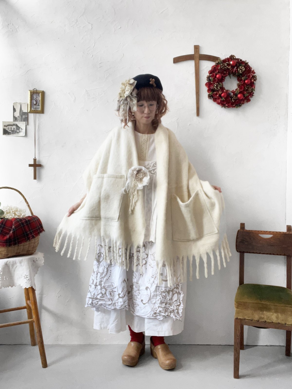 ノエルの贈り物】マディラ刺繍のキャミワンピース・C【3】 - MARCHE