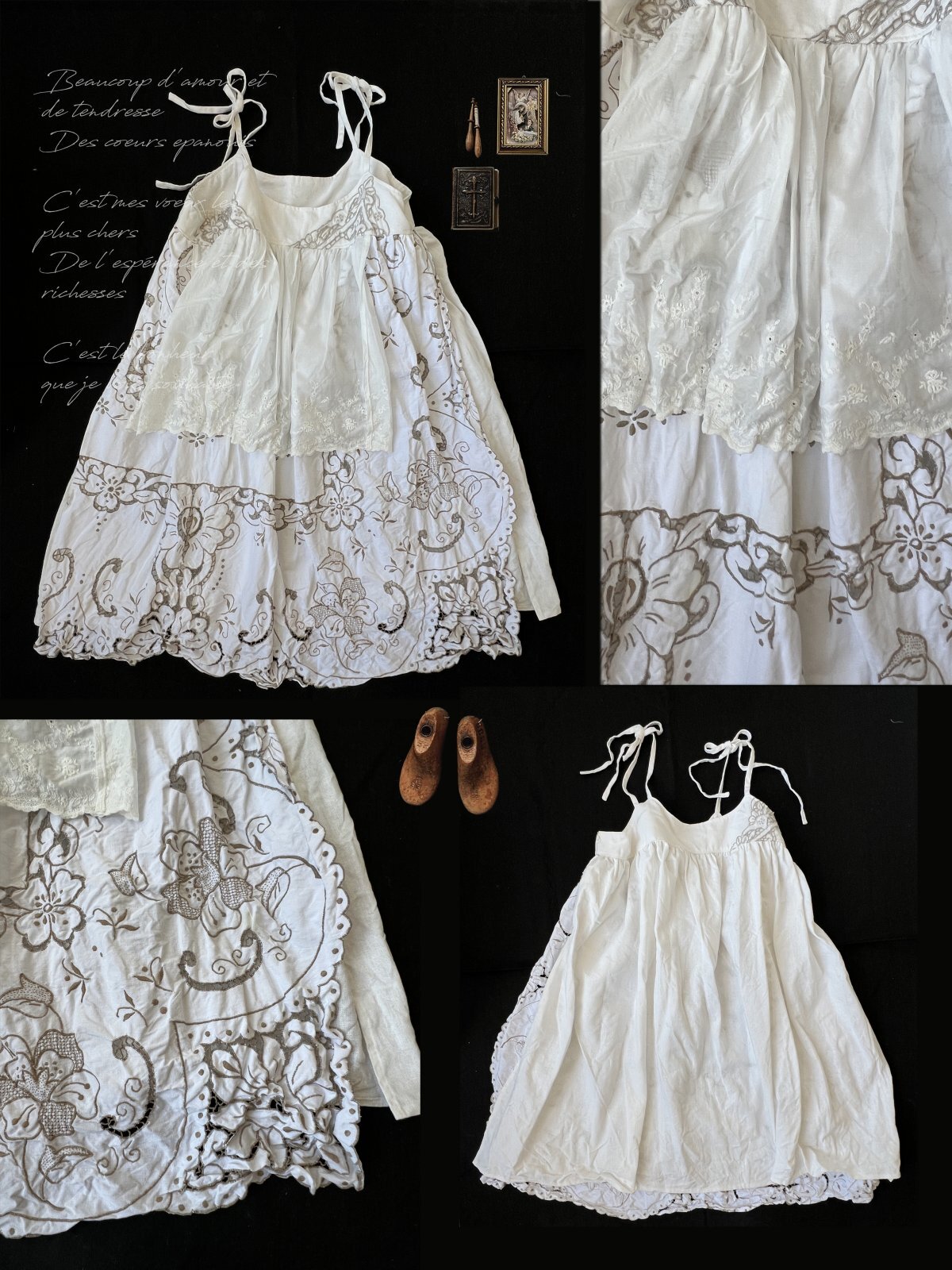 ノエルの贈り物】マディラ刺繍のキャミワンピース・C【3】 - MARCHE